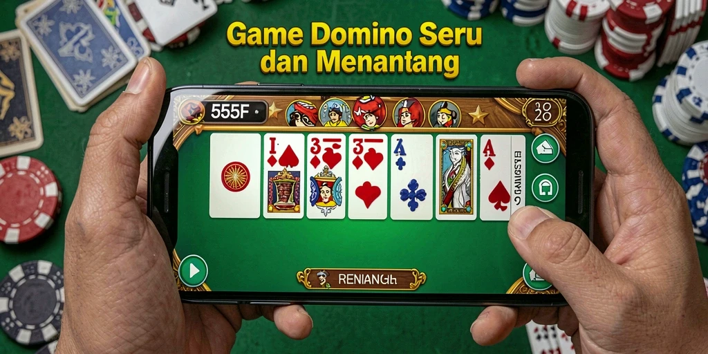 Tampilan gameplay seru dalam 555F yang menantang dan interaktif.