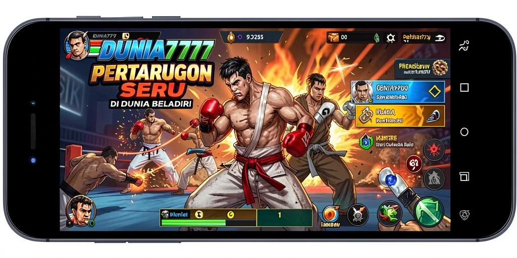 Gameplay mendebarkan DUNIA777 dengan pertarungan seru dan grafis yang menawan.