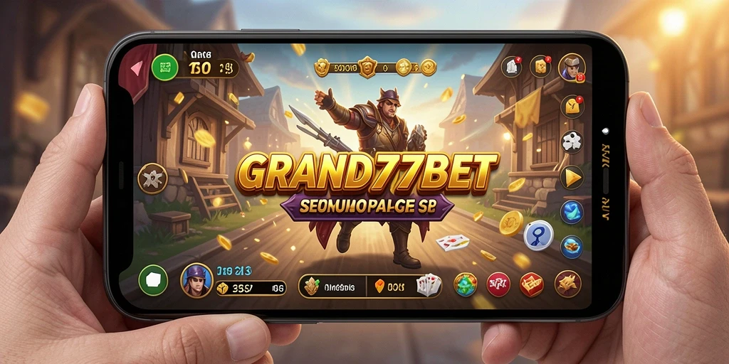 Tampilan gameplay GRAND77BET yang memukau dan interaktif.