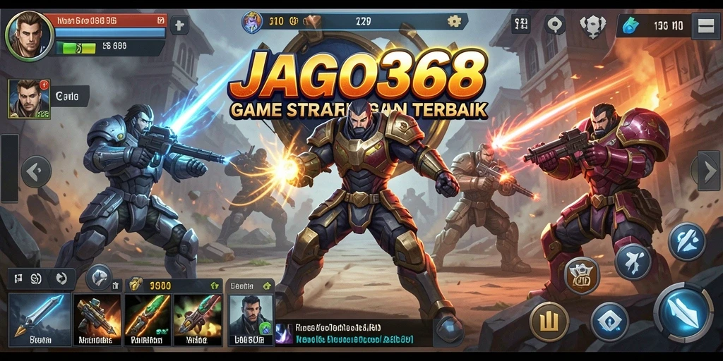 Screenshot menampilkan pertarungan strategis di JAGO368.