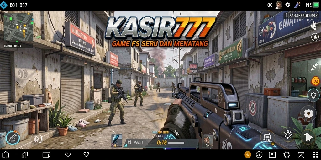 Gameplay KASIR777 yang memukau dengan aksi tembak-menembak yang intens.