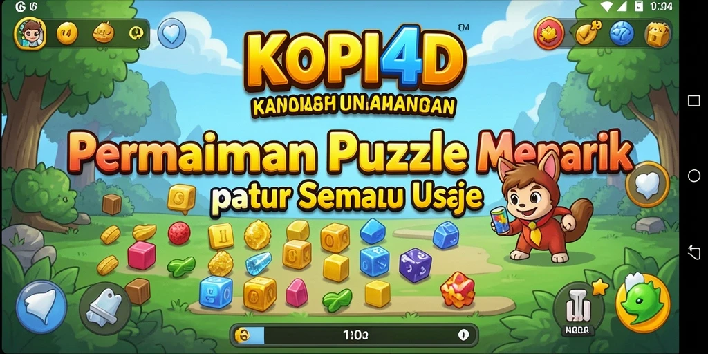 Tampilan gameplay KOPI4D yang menarik dan penuh tantangan.