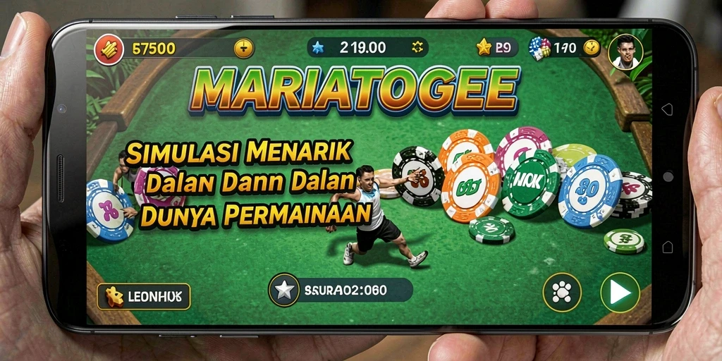 Tampilan gameplay MARIATOGEL yang menarik dan menantang.