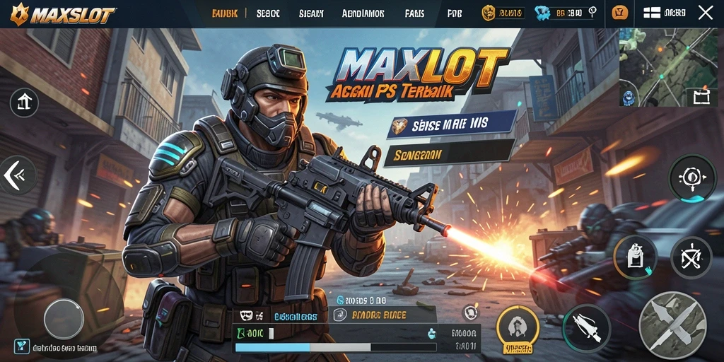 Tampilan gameplay seru dan menegangkan dari MAXSLOT.