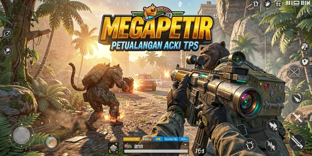 Gameplay seru MEGAPETIR dengan aksi menegangkan.