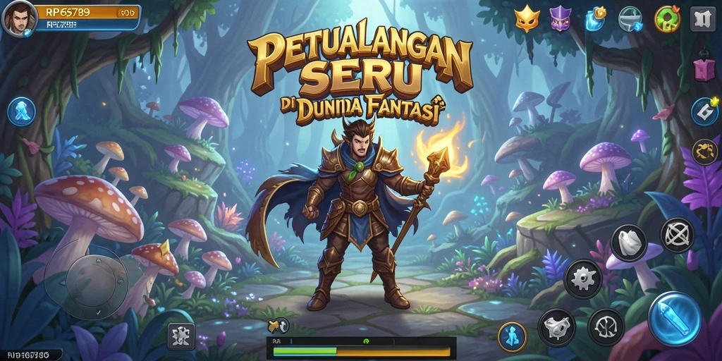 Tangkapan layar RP6789 menampilkan aksi seru dalam dunia petualangan.