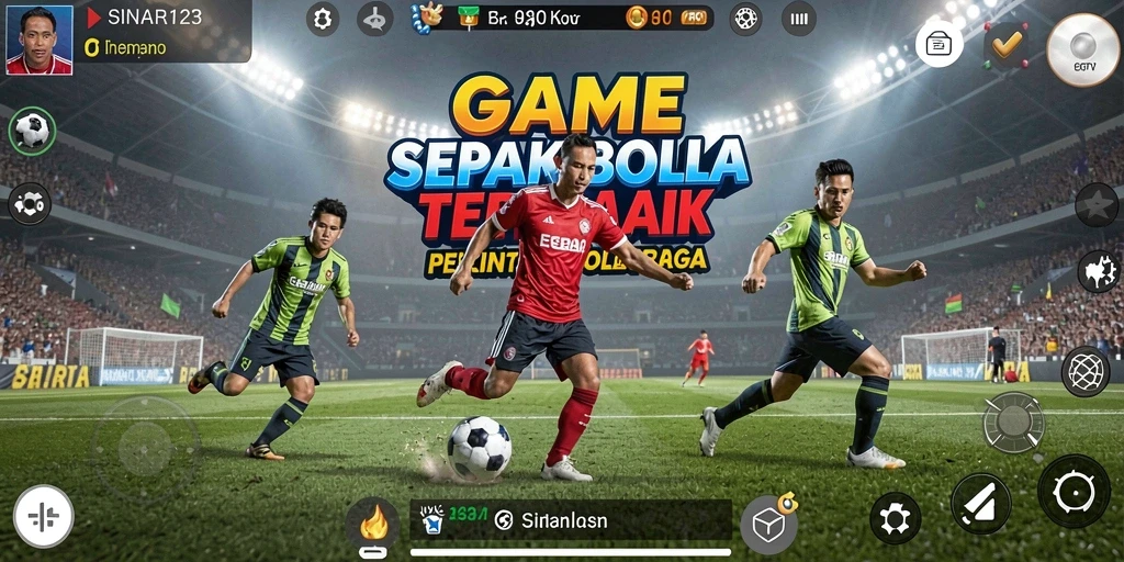 Tampilan menarik dari gameplay SINAR123 yang menggugah semangat bermain sepak bola.
